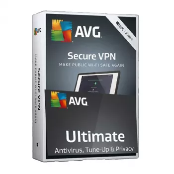 AVG Ultimate 10 apparaten VPN 2-jaars key, wereldwijd