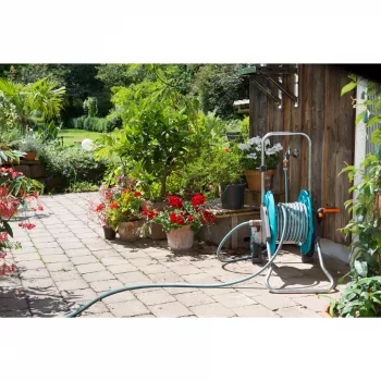 Tuinspuit Gardena 18011-20 1,5 m bovengronds PVC blauw grijs oranje
