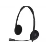 Advanced Accessories USB-headset met microfoon - zwart