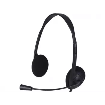 Advanced Accessories USB-headset met microfoon - zwart