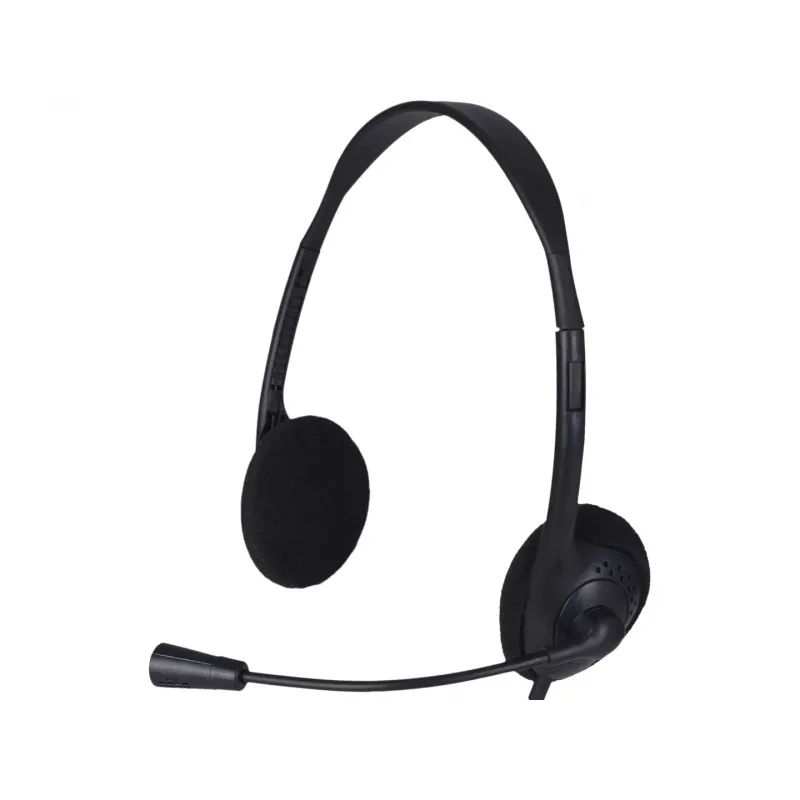 Advanced Accessories USB-headset met microfoon - zwart