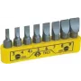 C.K T4521 platte schroevendraaier-bit-clipset, 8-delig