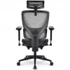 Bureaustoel Sharkoon OfficePal C40M mesh zitting mesh rugleuning, grijs, max. 150 kg