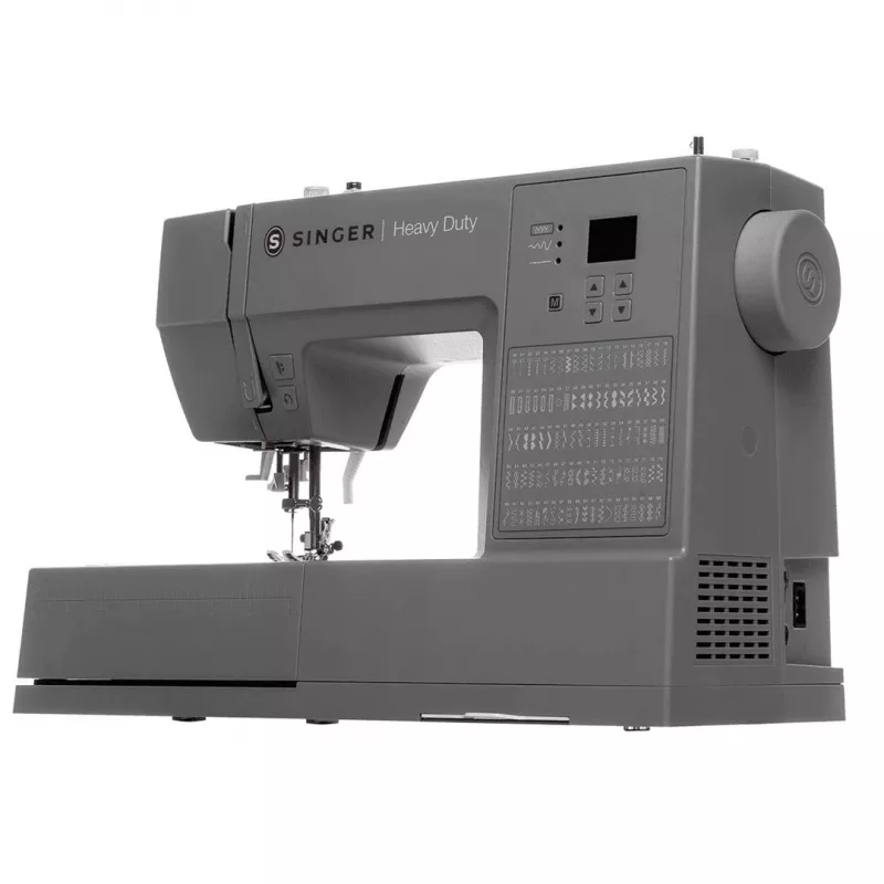 SINGER naaimachine HD6605 – elektrisch, 1-staps knoopsgat, free-arm, grijs, 6 kg