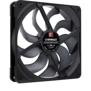 Noctua NF-A14x25 G2 PWM chromax.zwart 140mm behuizingsventilator