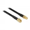 Coaxkabel DeLOCK 88930 0,9 m SMA zwart
