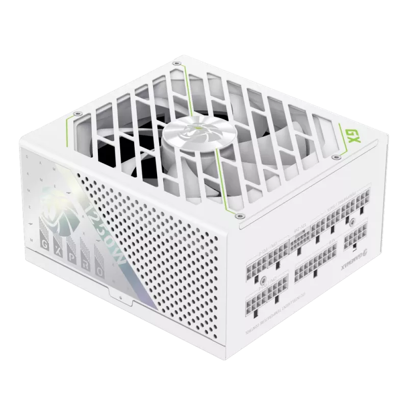 Gamemax voeding, 80 PLUS, Gold | GX PRO 1250G WH | 1250 W