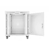 Rackkast LANBERG FF01-8015-23SL 19 inch 15 HE, grijs, geperforeerde voordeur