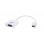 Savio CL-27B videokabeladapter 0,1 m HDMI Type-A (standaard) VGA (D-Sub) wit