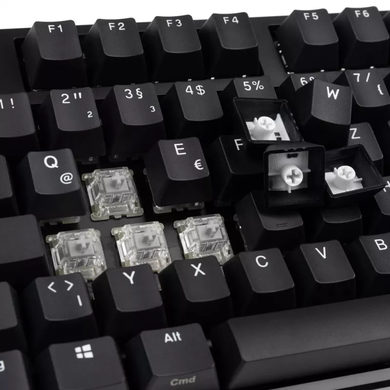 Ducky Origin Phantom zwart toetsenbord universeel USB QWERTZ Duits