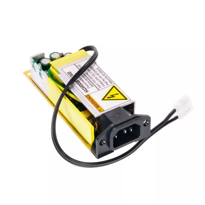 Voeding MikroTik 24V2APOW, 24 V, 60 W, voor binnen, zwart/geel
