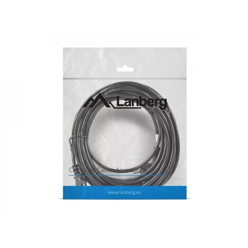 Lanberg CA-C13C-11CC-0100-BK stroomkabel zwart 10 m C13-koppeling CEE7/7