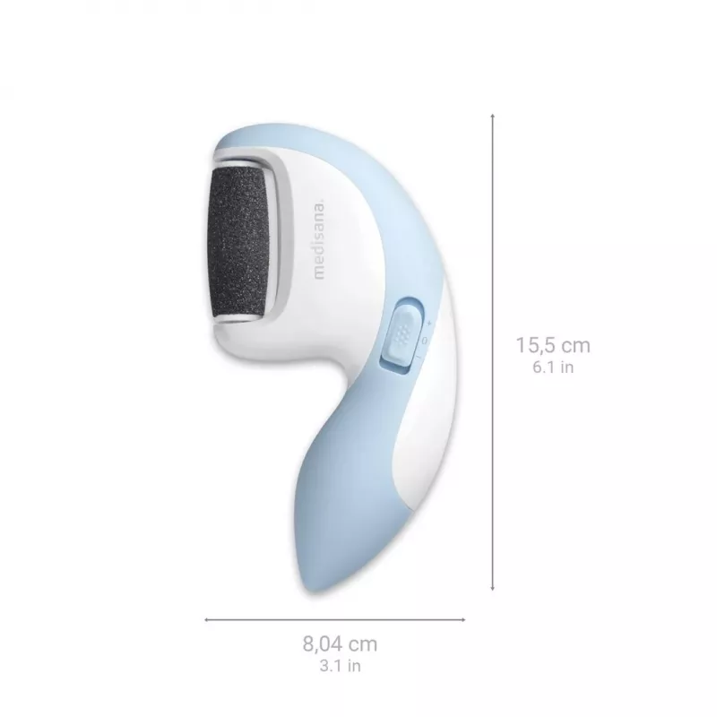 Elektrische nagelpolijster Medisana CR 870 – 3 opzetstukken, blauw/wit