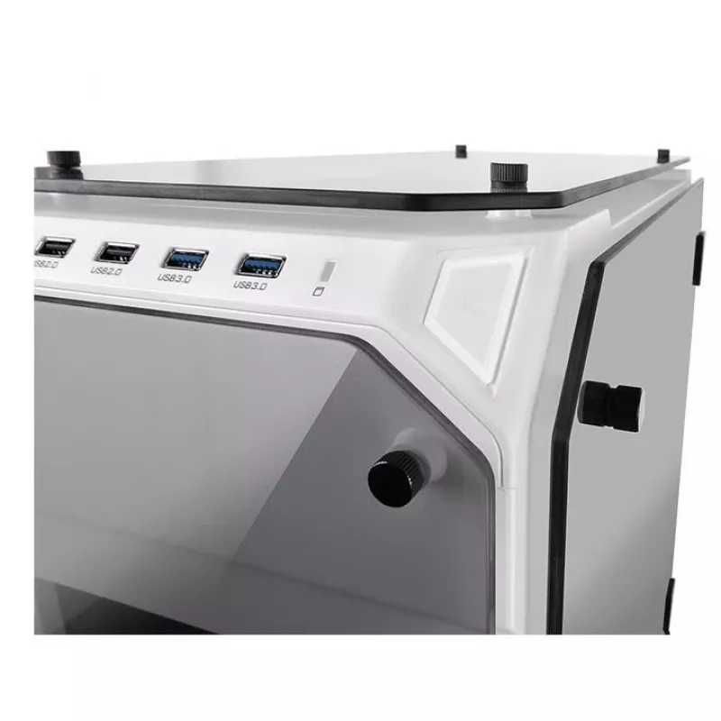 Behuizing View 71 Riing Tempered Glass E-ATX Full Tower - Snow Edition