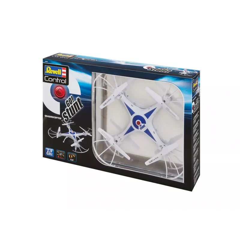 Revell GO STUNT 4 rotoren quadcopter 380 mAh blauw, wit