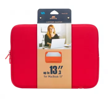 Sleeve Case Rivacase 5123 33,8 cm (13,3 inch) rood