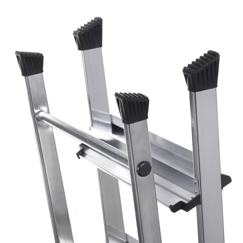 Krause Secury opvouwbare ladder zilver