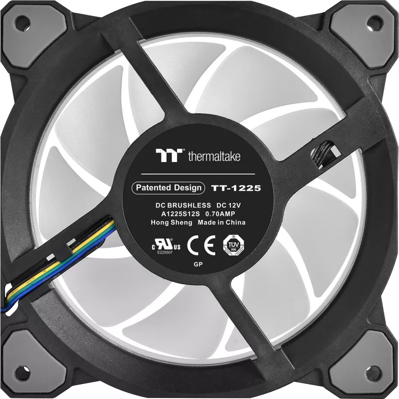 Thermaltake Riing Quad 14 RGB CL-F089-PL14SW-C 140 mm radiatorventilator, TT Premium Edition, zwart