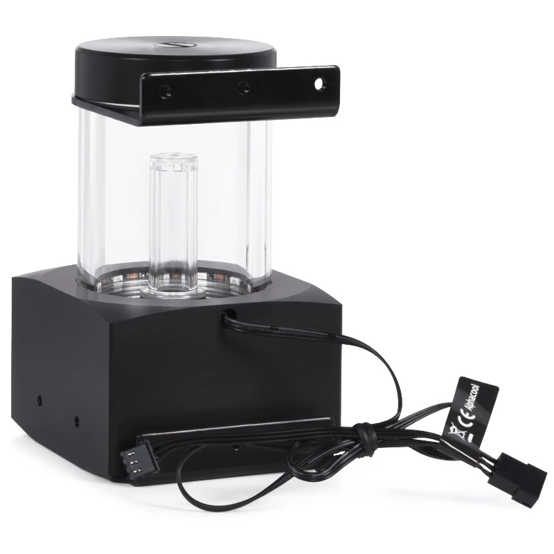 Alphacool Core 100 Aurora 15393 reservoir, D5/VPP, ARGB, acetaal/acryl, zwart