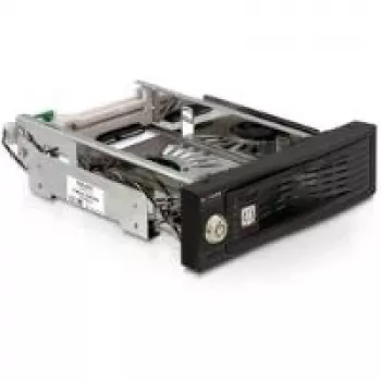 DeLOCK 5,25 mobiel wisselraam voor 3,5 SATA HDD - mobiel opslagrack - 8,9 cm (3.5) (47199)