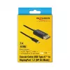 Videokabeladapter DeLOCK 84904 USB Type-C naar HDMI 1m zwart