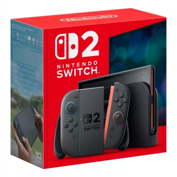 Nintendo Switch 2, Nintendo Switch 2, zwart, analoog / digitaal, D-Pad, Home-knop, menuknop, aan/uit-knop, knoppen, LCD