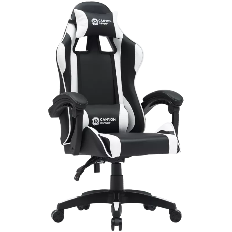 Gamingstoel CANYON Core SGCH2 — zwart/wit, ergonomisch ontwerp, in hoogte verstelbaar