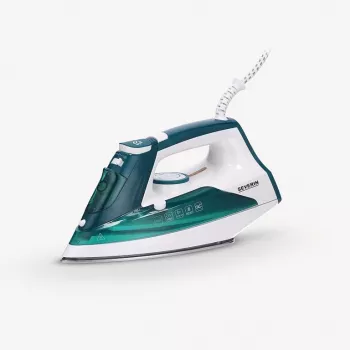 Severin BA 3261 strijkijzer stoomstrijkijzer keramische zool 2400 W wit, groen