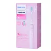 Sonic tandenborstel Philips 3100 series HX3671/11 met druksensor, ingebouwde Li‑Ion‑accu, 1 borstelkop, wit/roze