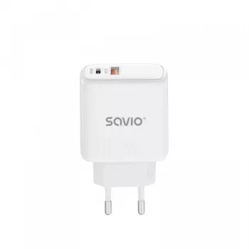 SAVIO LA-06 USB Type-A & Type-C Quick Charge Power Delivery 3.0 indoor