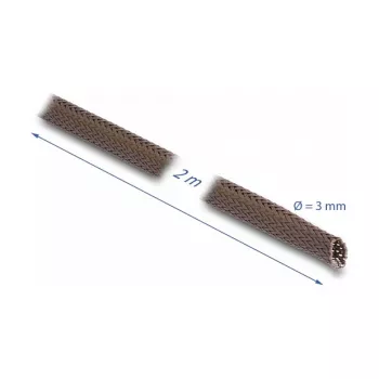 Kabelsleeve DeLOCK 20896 bruin polyester 3mm
