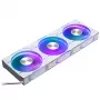 Phanteks D30-120 PWM Reverse Airflow D-RGB behuizingsventilator, 120 mm, (3 stuks), wit