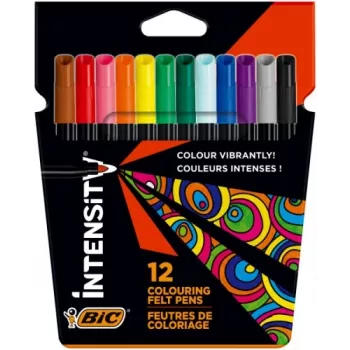 BIC Intensity Up viltstiften pak met 12 stuks 978004