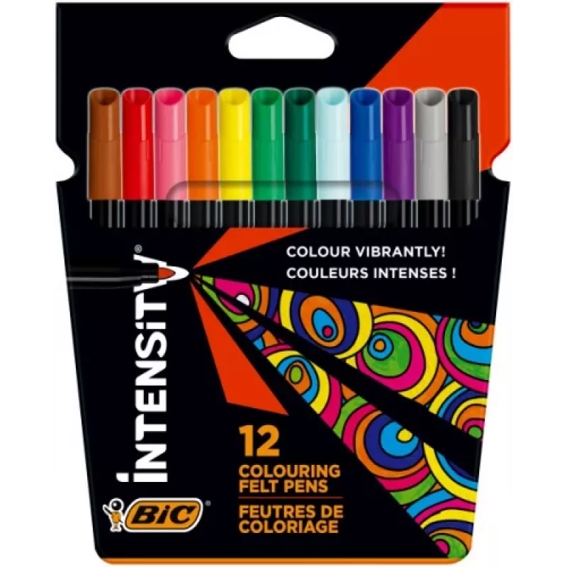 BIC Intensity Up viltstiften pak met 12 stuks 978004
