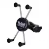 RAM Mounts X-Grip grote telefoonhouder met motorfiets balhoofdbasis
