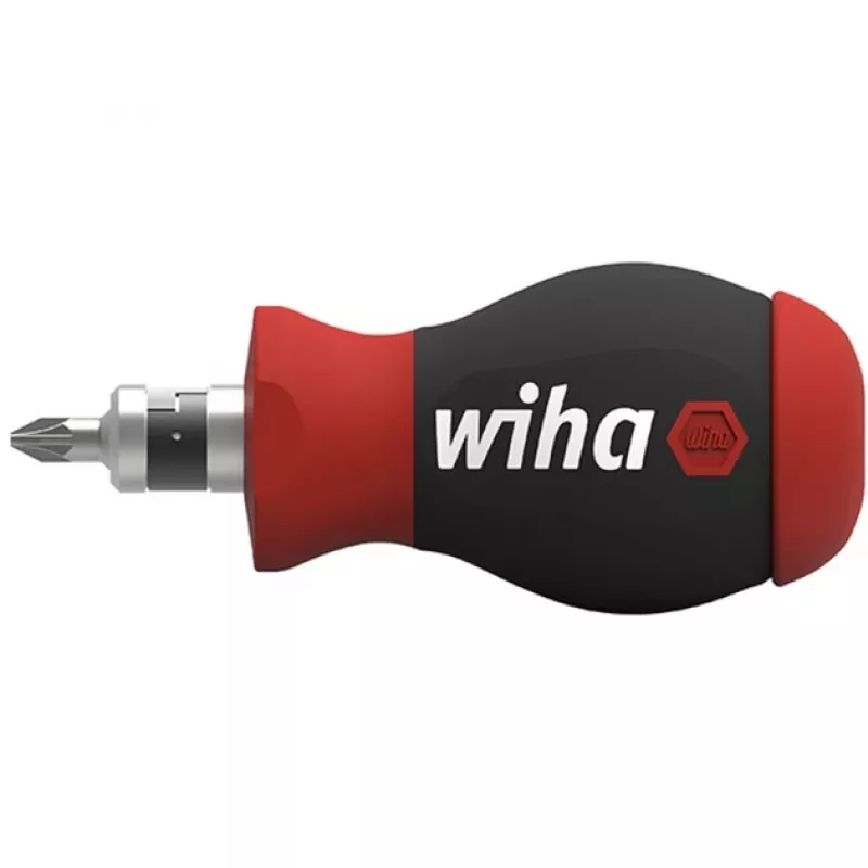 Wiha Stubby bitschroevendraaier 8-delig inbus, buitenzeskant, Phillips, Pozidriv, sleuf, TORX (43613)