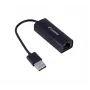 Lanberg NC-0100-01 USB 2.0 naar RJ45 100 Mbit netwerkadapter, 0,15 m kabel