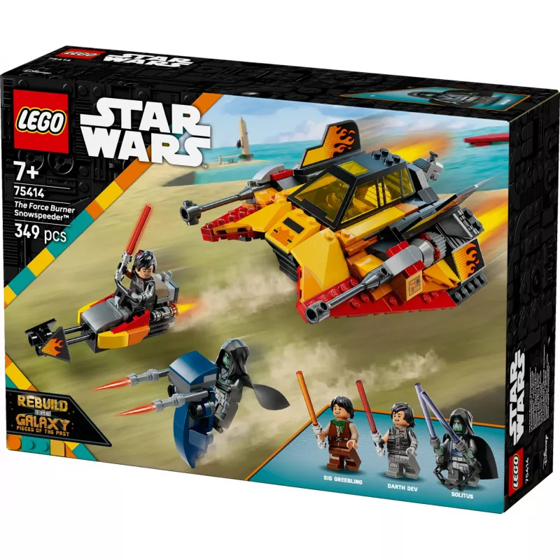 LEGO Star Wars Flame Speeder 75414 sneeuwscooterset – 349 onderdelen, 3 minifiguren, leeftijd 7+