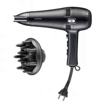 Haardroger Severin HT 0165 2100 W zwart kabellengte 1,8 m
