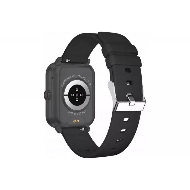 myPhone Watch Classic 2 4,7 cm (1,85 inch) IPS digitaal 240 x 284 pixel touchscreen zwart