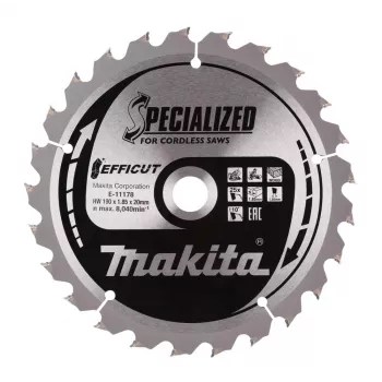 Makita E-11140 cirkelzaagblad 1 stuks
