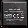 Shelly BLU H&T temperatuur- en vochtigheidssensor (zwart)