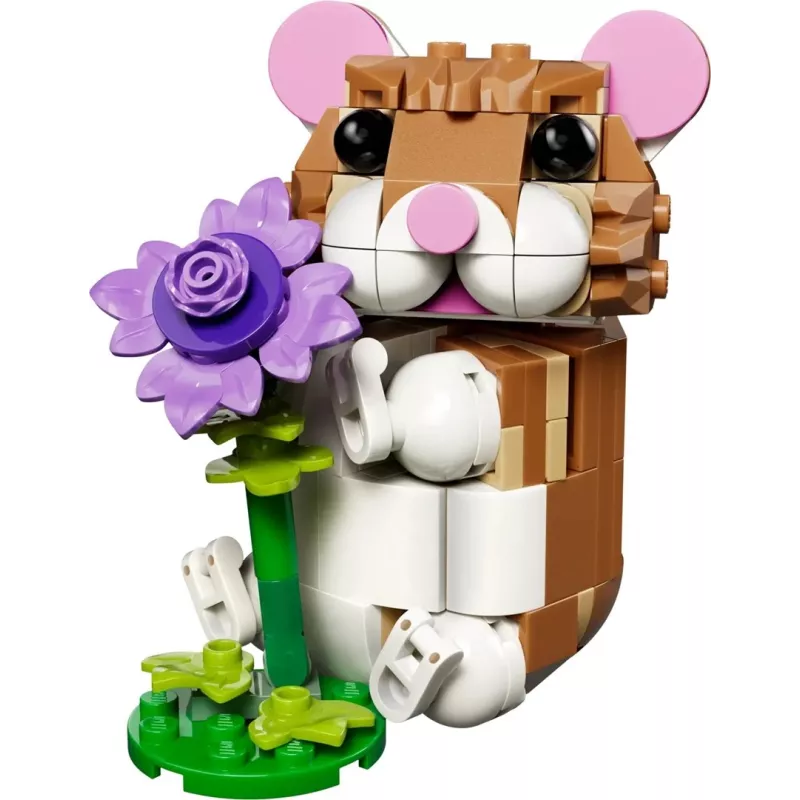 LEGO CREATOR 3 IN 1 31376 Schattige hamster met bloem
