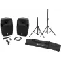 Actieve luidsprekerset Omnitronic XFM-212AP met MOVE MK2 statief, paar