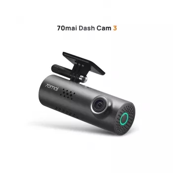 70mai M200 dashcam, 1080p Full HD 1920×1080, H.265, 60 fps, 300 mAh batterij, Wi-Fi, microSD tot 128 GB, diafragma f/1.8, zwart