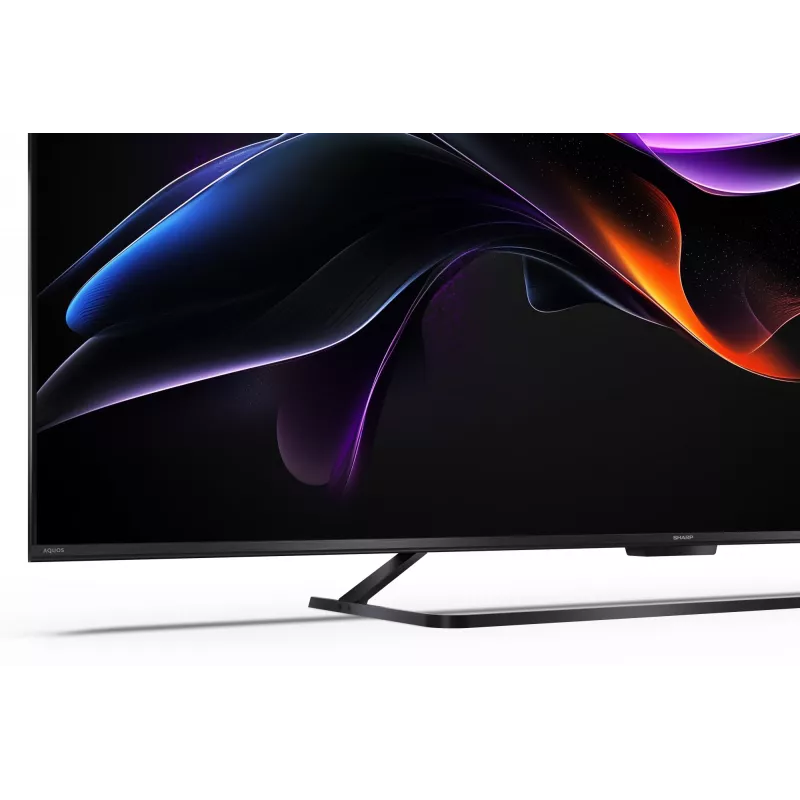 Sharp 65HR7265E 65" 4K UHD Smart LED-tv, Google TV, Wi-Fi, zwart