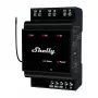 DIN-rail slim relais Shelly WavePro3 3-kanaals Z-Wave, 110–240 V, 25 A per kanaal, AES-128, DIN-montage