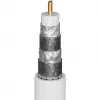 Goobay TV-antennekabel (135 dB type), 4-voudig afgeschermd, 2 m, zwart – verguld, coax-bus > coax-stekker (70367)