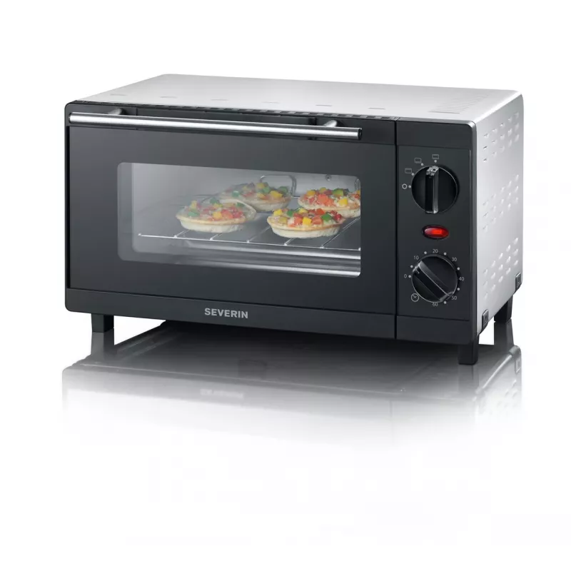 Mini-oven Severin TO 2052 9L 800W zwart grill