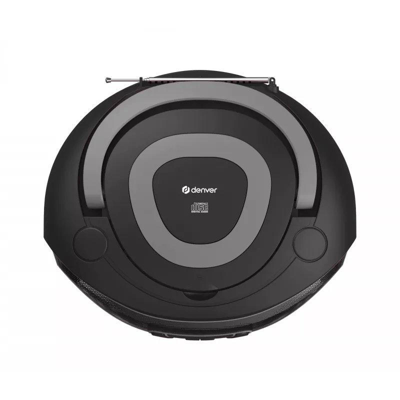 Denver TDB-212GR DAB+ boombox met cd-speler, DAB+/FM, Bluetooth, USB, AUX, grijs